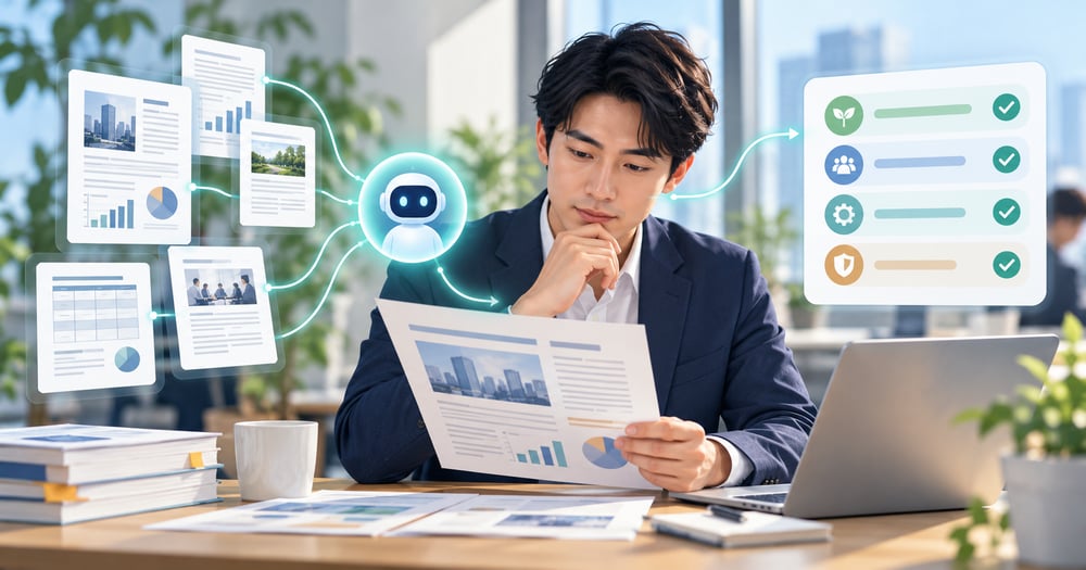 社内資料と判断基準を参照し、提案内容の確認を支援する生成AI